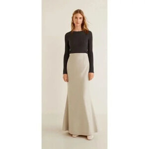 MangoFlared long skirt